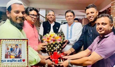 আফজালুর রহমান বাবু'র জন্মদিনে মামুন আহমেদ রাশেদ'র শুভেচ্ছা 