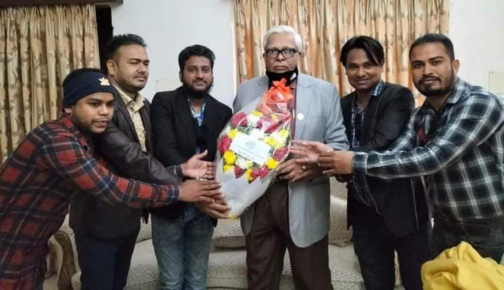 পটুয়াখালীতে বাংলাদেশ প্রেস কাউন্সিলের চেয়ারম্যানকে (আরজেএফ) এর শুভেচ্ছা