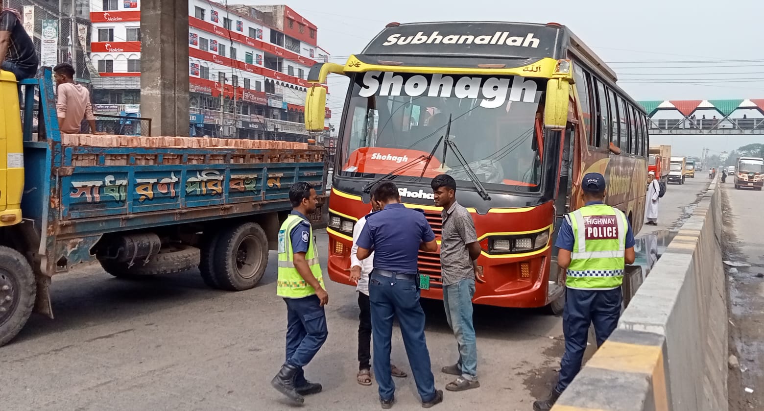 শিমরাইল হাইওয়ে পুলিশের অ্যাকশন শুরু 